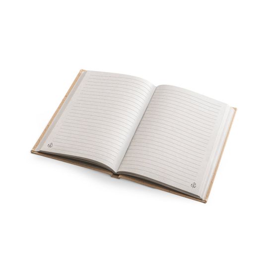 Caderno A5 em casca de coco