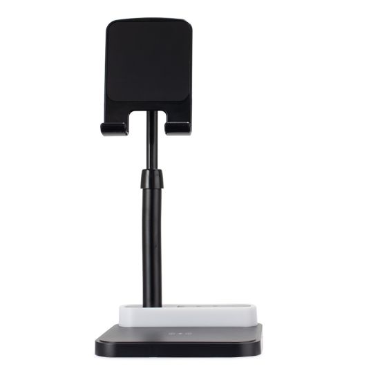 Base de Carregamento com Suporte Celular e Luminária