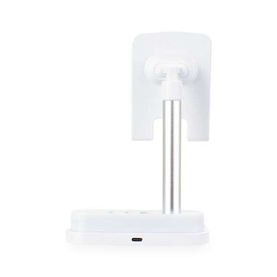 Base de Carregamento com Suporte Celular e Luminária