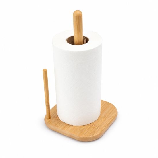 Porta-Papel Toalha Bambu
