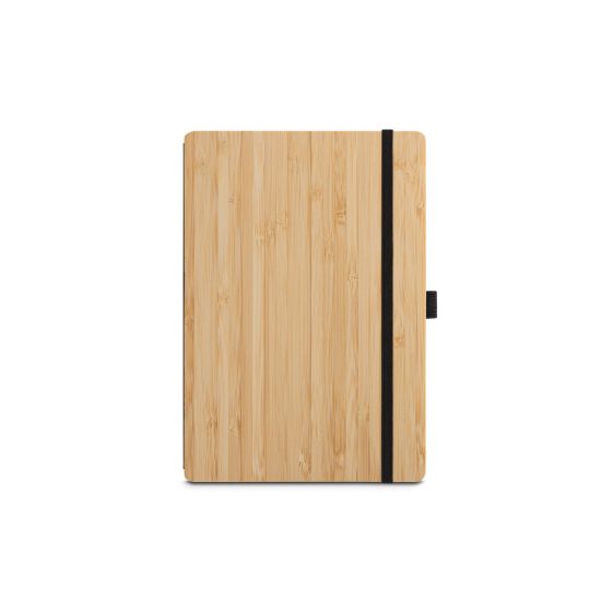 Conjunto de caderno A5 em bambu