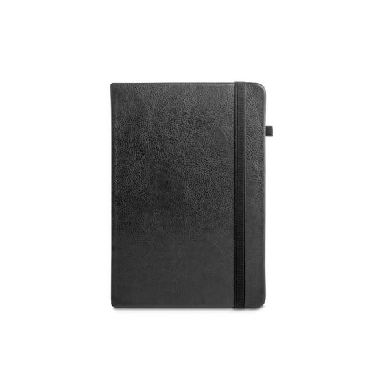 Caderno em PU à base de água com agenda integrada e página pautadas