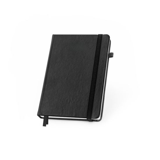 Caderno em PU à base de água com agenda integrada e página pautadas