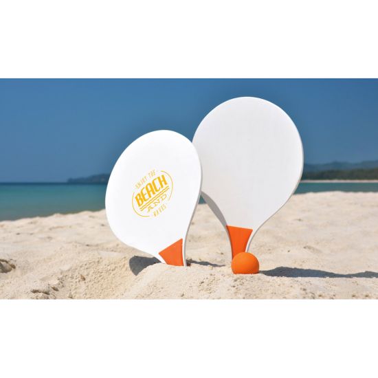 Raquetes de praia em MDF