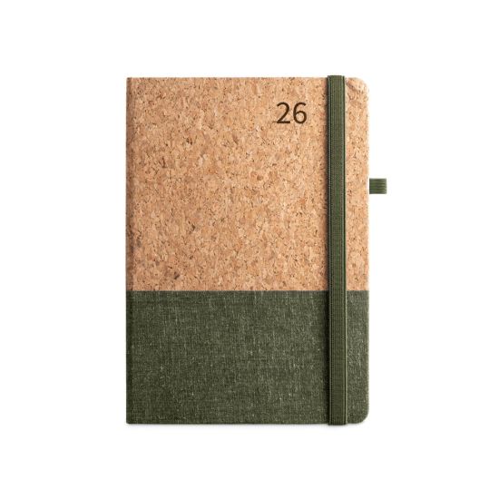 Agenda 2026 Quental A5 em Cortiça e Linho