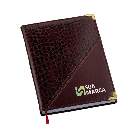 Agenda 2026 Croco Diagonal Vinho