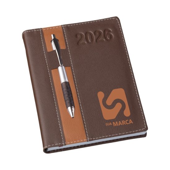 Agenda 2026 Vertical Marrom