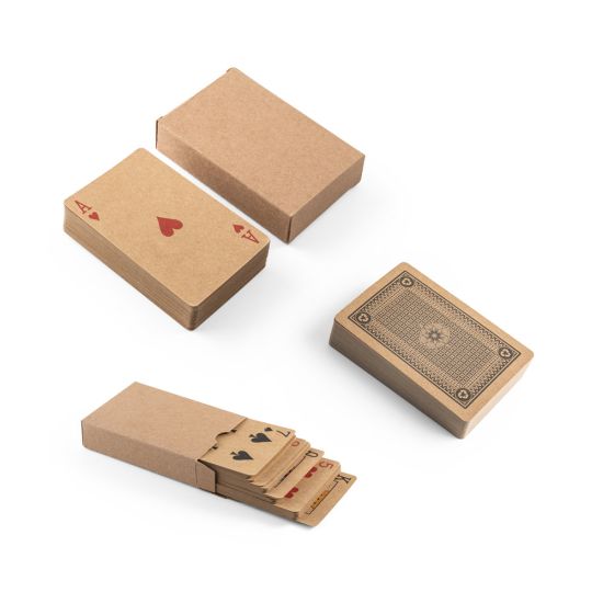 Baralho de 54 Cartas Clássicas em Papel Kraft Fisher