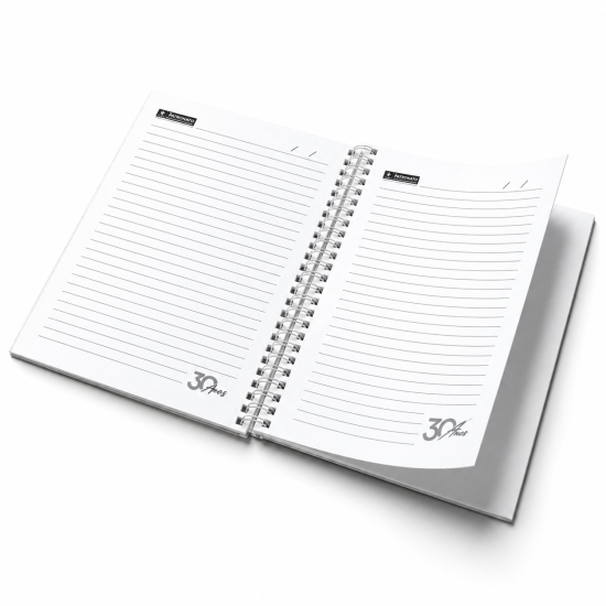 Caderno Capa Dura Sob Medida – 18x25 cm