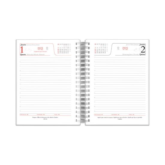  Agenda Wire-o Capa Plástica