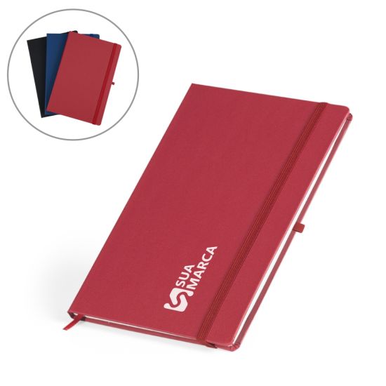 Caderneta em Couro Sintético