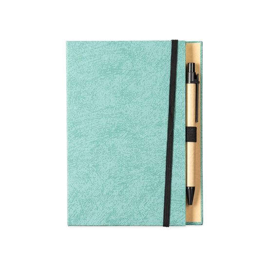 Bloco de Anotações com Autoadesivos e Caneta