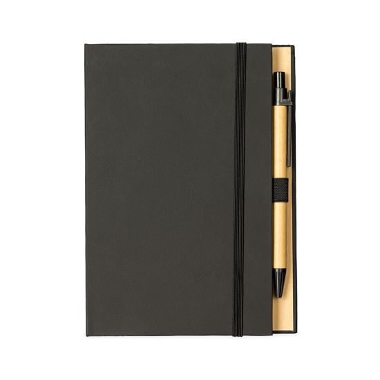 Bloco de Anotações com Autoadesivos e Caneta