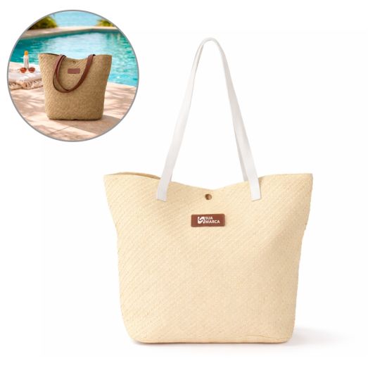 Bolsa Palha Trançada