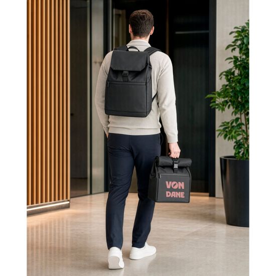 Bolsa Térmica 7 Litros  "Roll Top" em PU, com Isolamento em PEVA