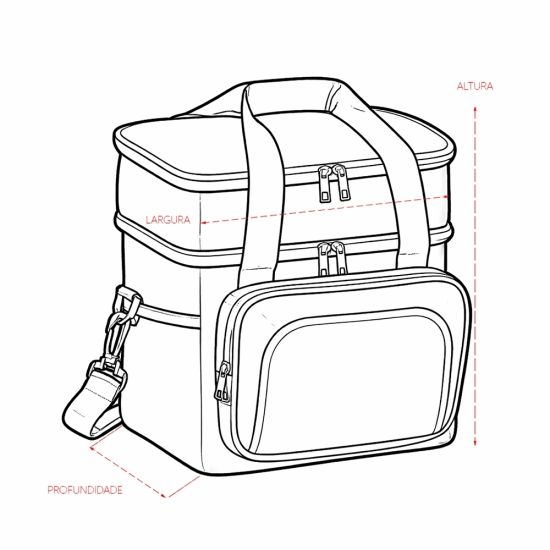 Bolsa Térmica Dupla 12L