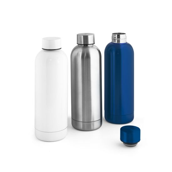 ODIN METTALIC. Squeeze em aço inox 550ml