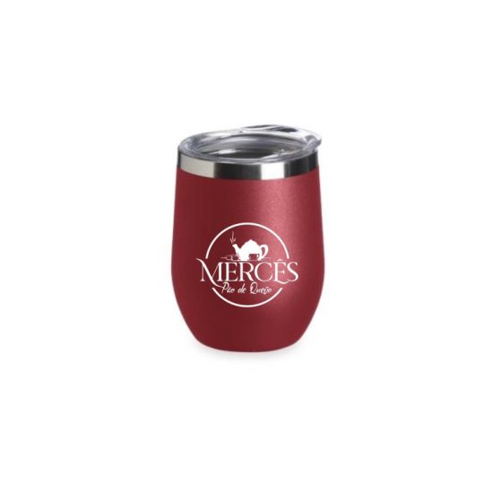 Copo Inox Parede Dupla 320ml