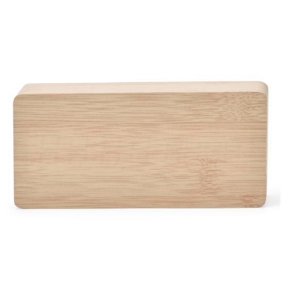 Relógio Despertador de Madeira Com Painel LED