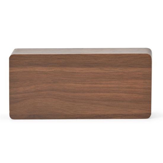 Relógio Despertador de Madeira Com Painel LED