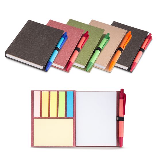 Bloco de anotações c/ Caneta (13x11cm)