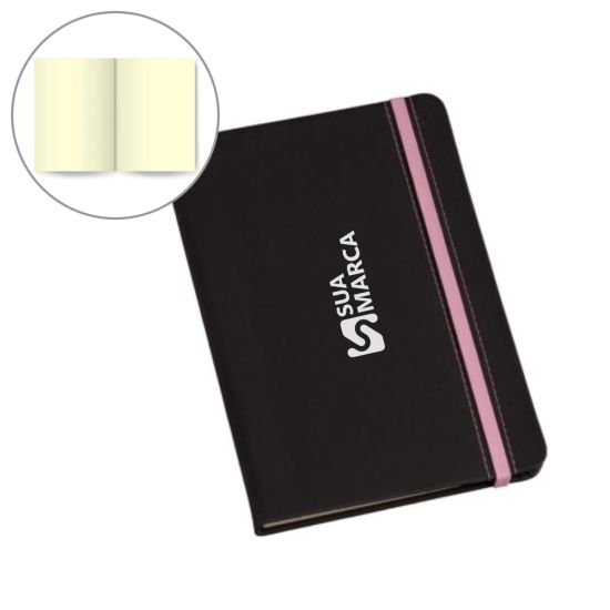 Caderneta Grande Tipo MOLESKINE 