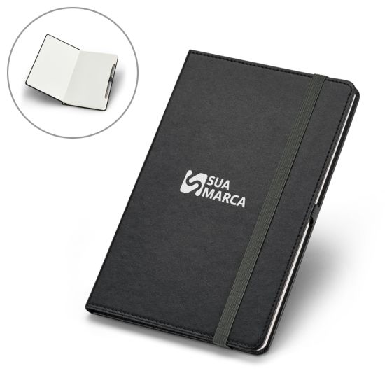 Kit Caderno Capa Dura e Caneta Esferográfica Chaucer