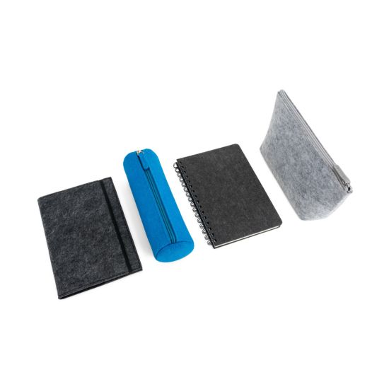 Caderno A5 Baldwin com Capa em Feltro 100% Reciclado