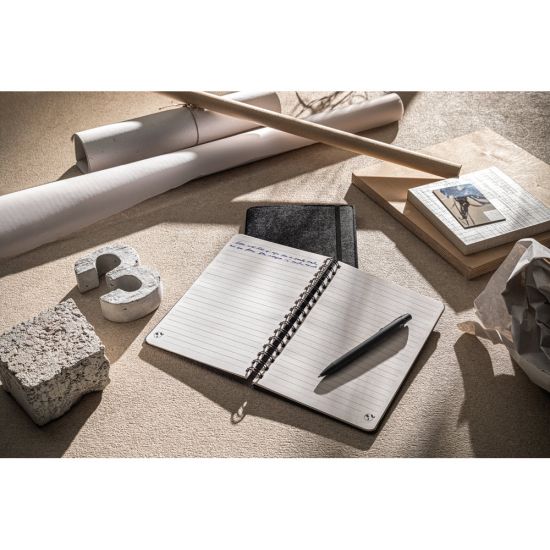 Caderno A5 Baldwin com Capa em Feltro 100% Reciclado