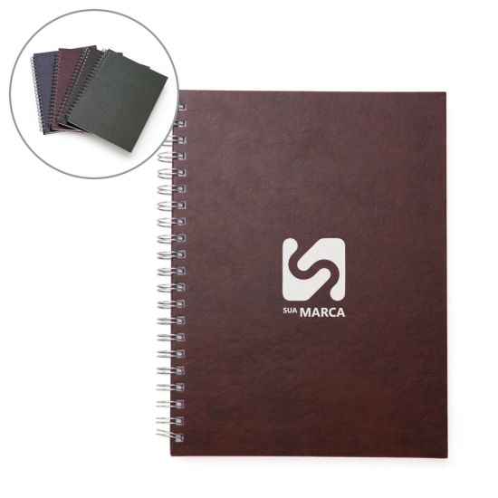 Caderno de Couro Sintético