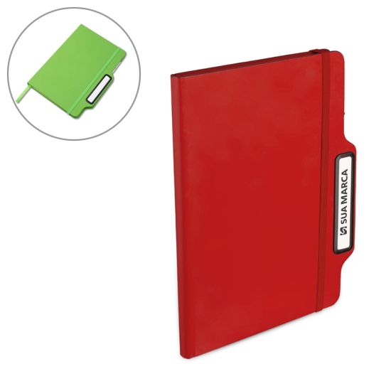 Caderno A5 Capa em PU c/ Caneta