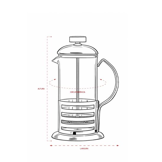 Cafeteira Prensa Francesa 350ml