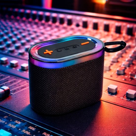 Caixa de Som Multimídia TWS com Luzes RGB