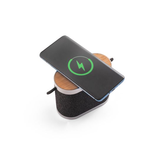 Caixa de Som de 15W com Carregador Wireless Super-rápido Guetta