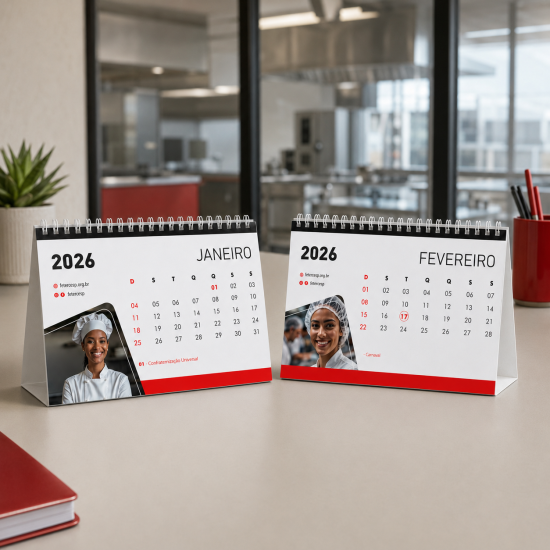 Calendário de Mesa 2027 / 15x21