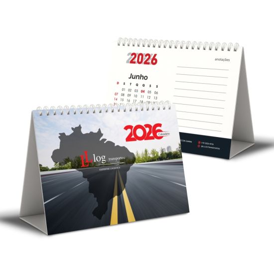 Calendário de Mesa 2026 / 15x21