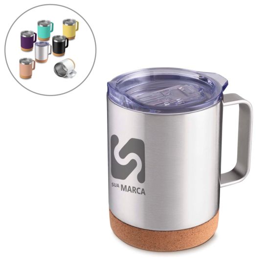 Caneca Térmica em Aço Inox