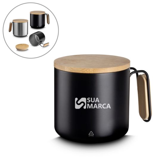 Caneca Térmica em Aço Inox
