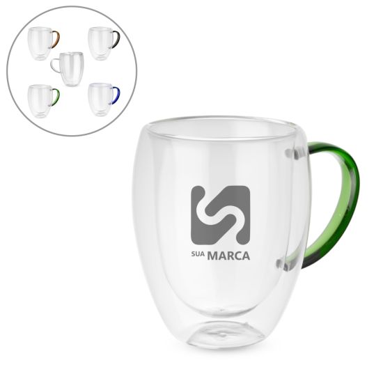 Caneca de Vidro Borossilicato