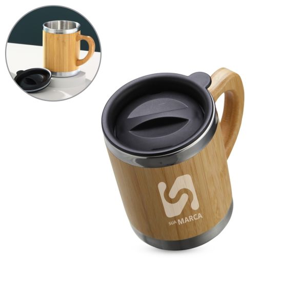 Caneca de Bambu 300ml