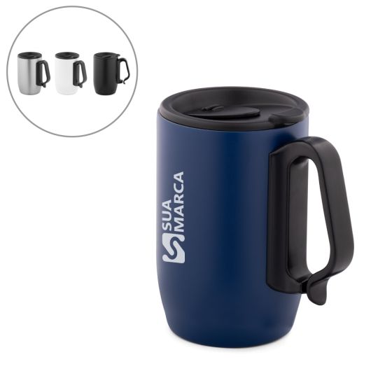 Caneca de viagem térmica em aço inox (400 mL)