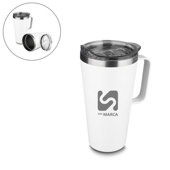 Caneca Térmica em Aço Inox