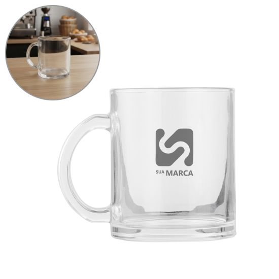 Caneca Vidro 350ml