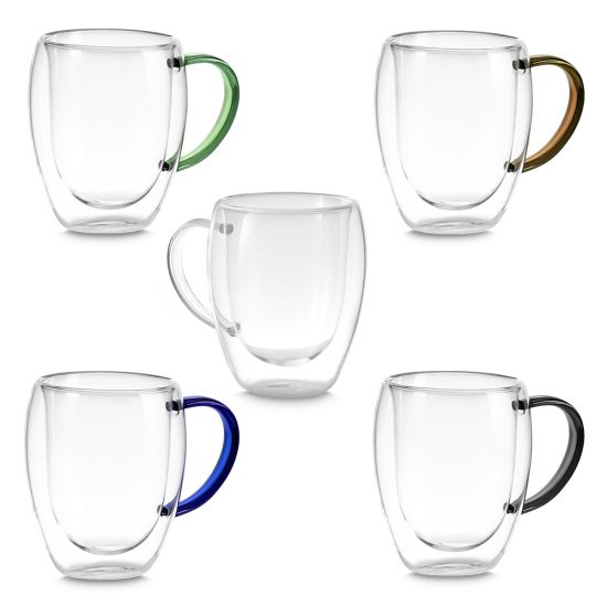 Caneca de Vidro Borossilicato