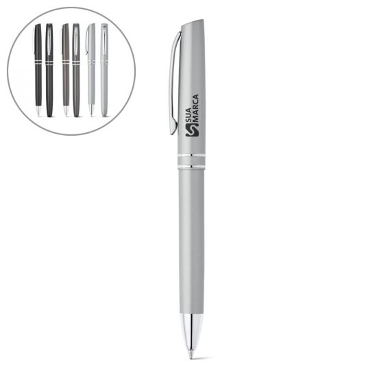 Kit Caneta de Alumínio Roller e Esferográfica Haley