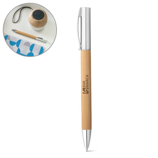 BEAL. Esferográfica em Bambu