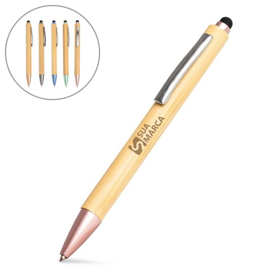 Caneta Fibra de Bambu Touch