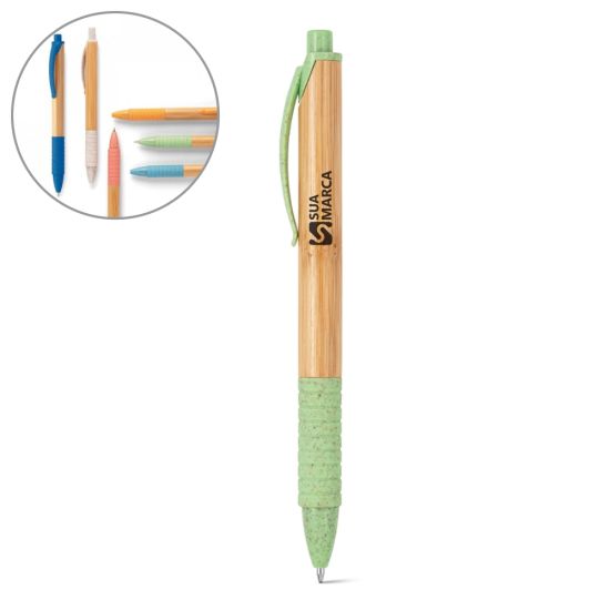 Caneta Esferográfica Bambu Kuma