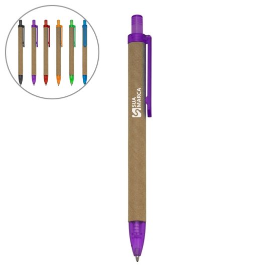 Caneta Ecológica Papelão