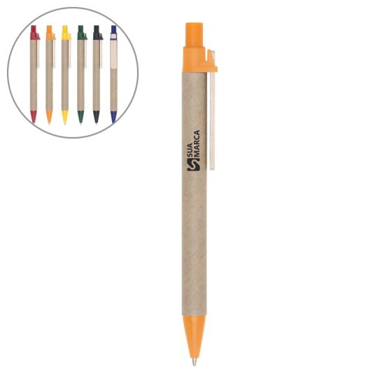 Caneta Ecológica Papelão 